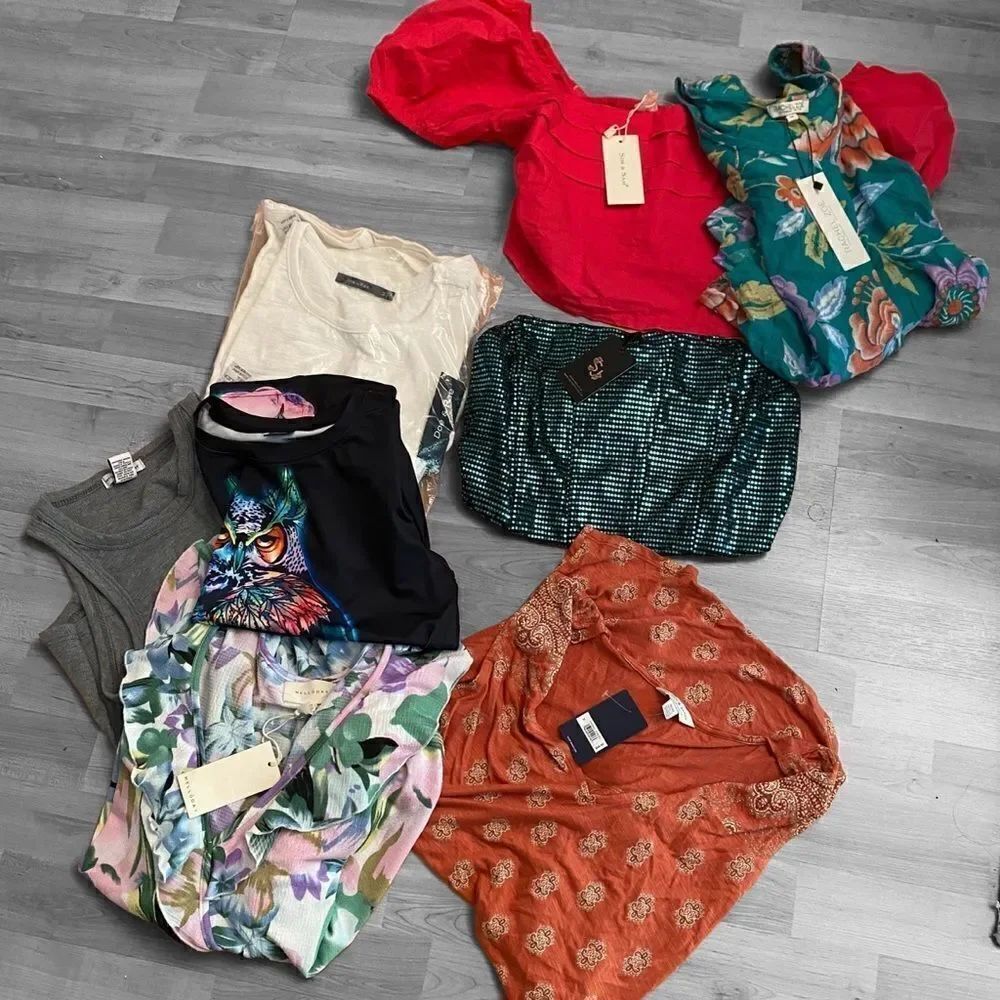 8 Eight Piece Bundle Lucky Brand Rachel Zoe More NWT Lot Size Medium